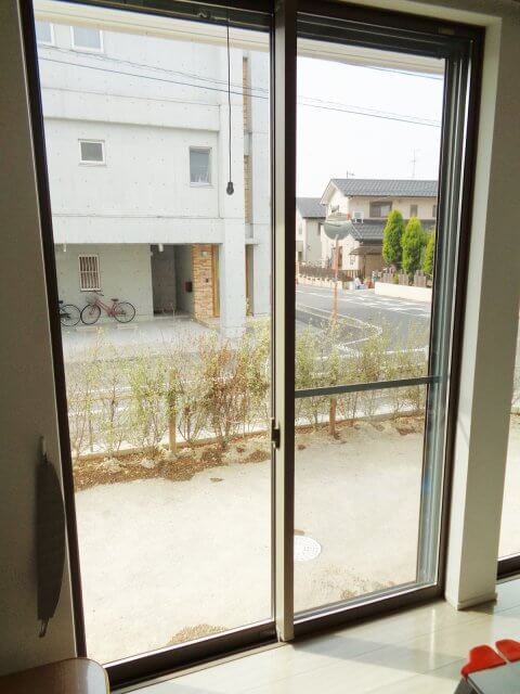 ミラータイプ窓ガラスフィルム　施工事例愛知県小牧市